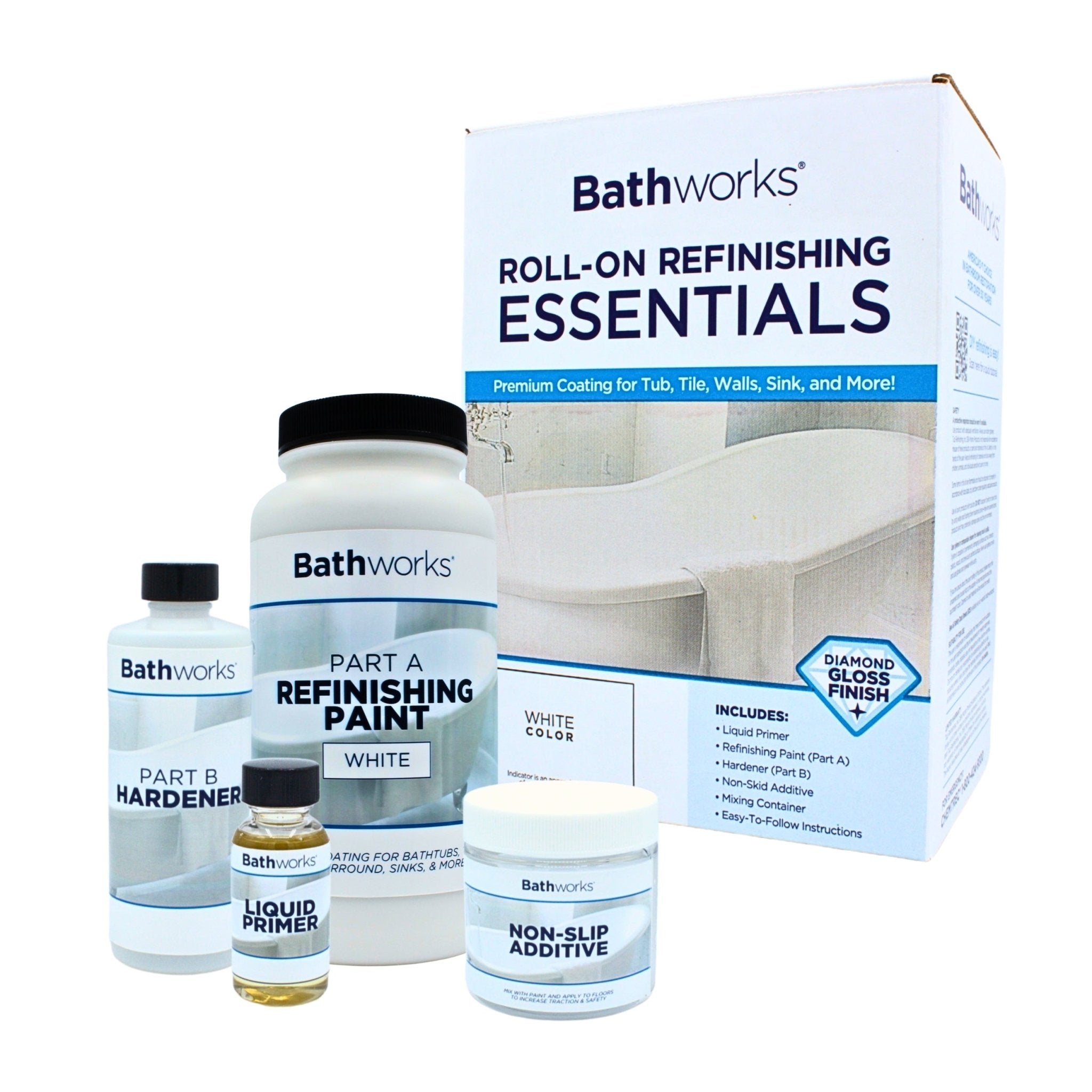 Roll-On Essentials Refinishing Kit — DIY Tub & Tile – Bathworks