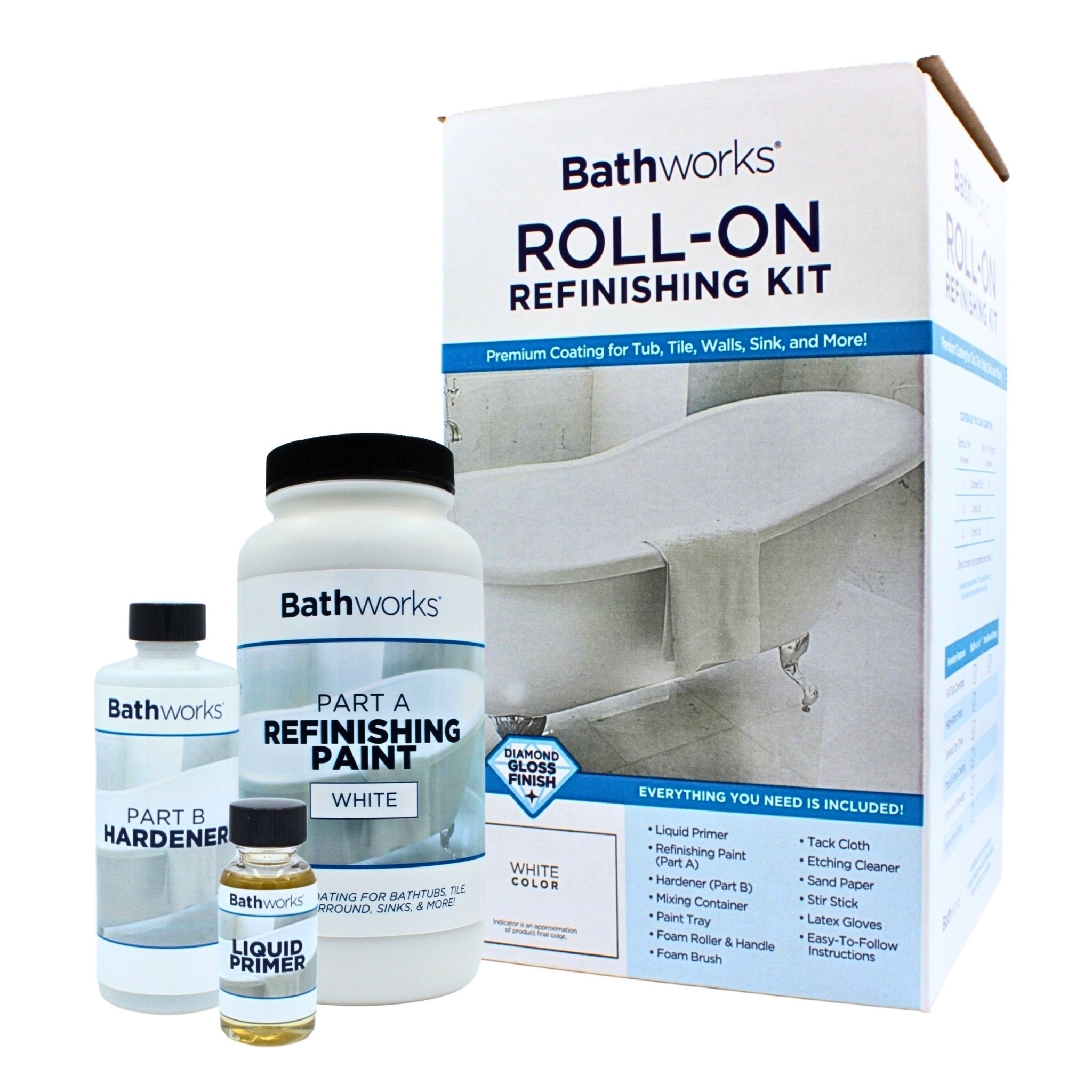 Roll-On Refinishing Kits - Bathworks