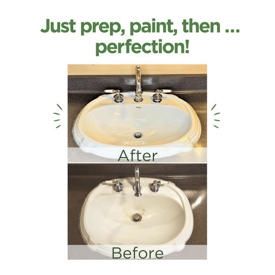 ECO Roll-On Refinishing Essentials Kit Before and After