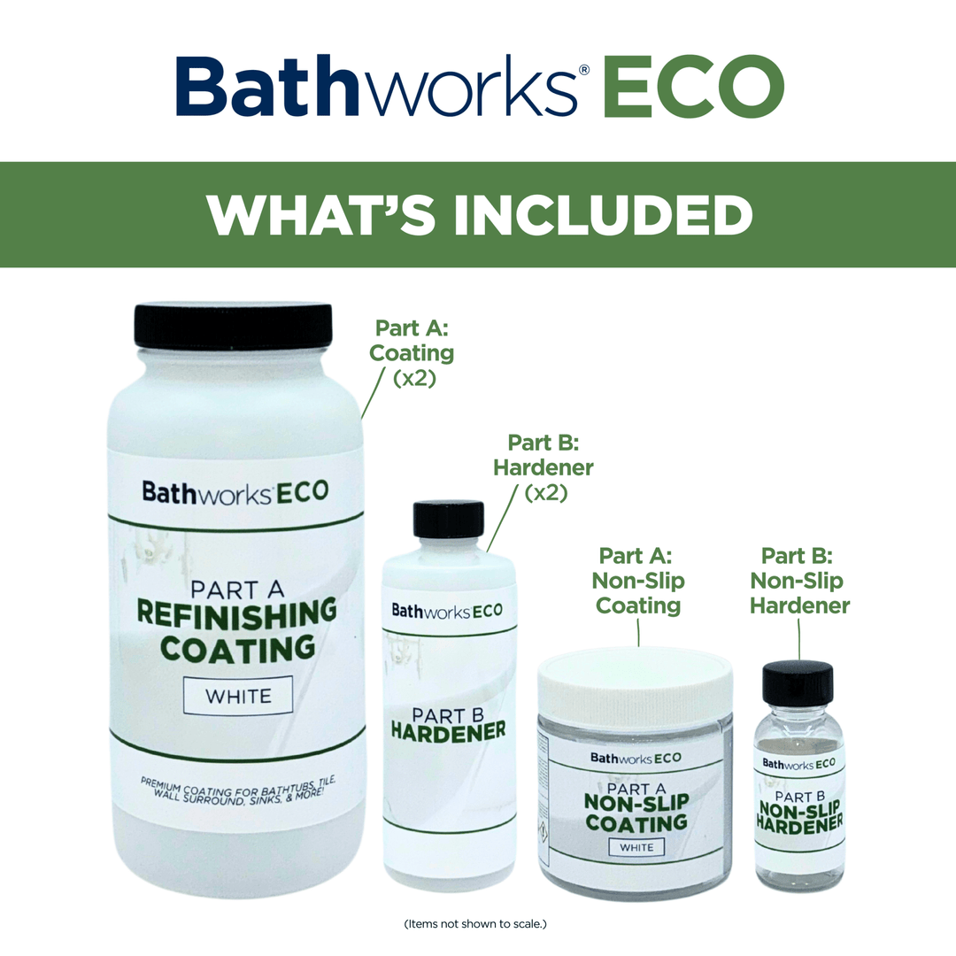 ECO Roll-On Refinishing Essentials Kit Components