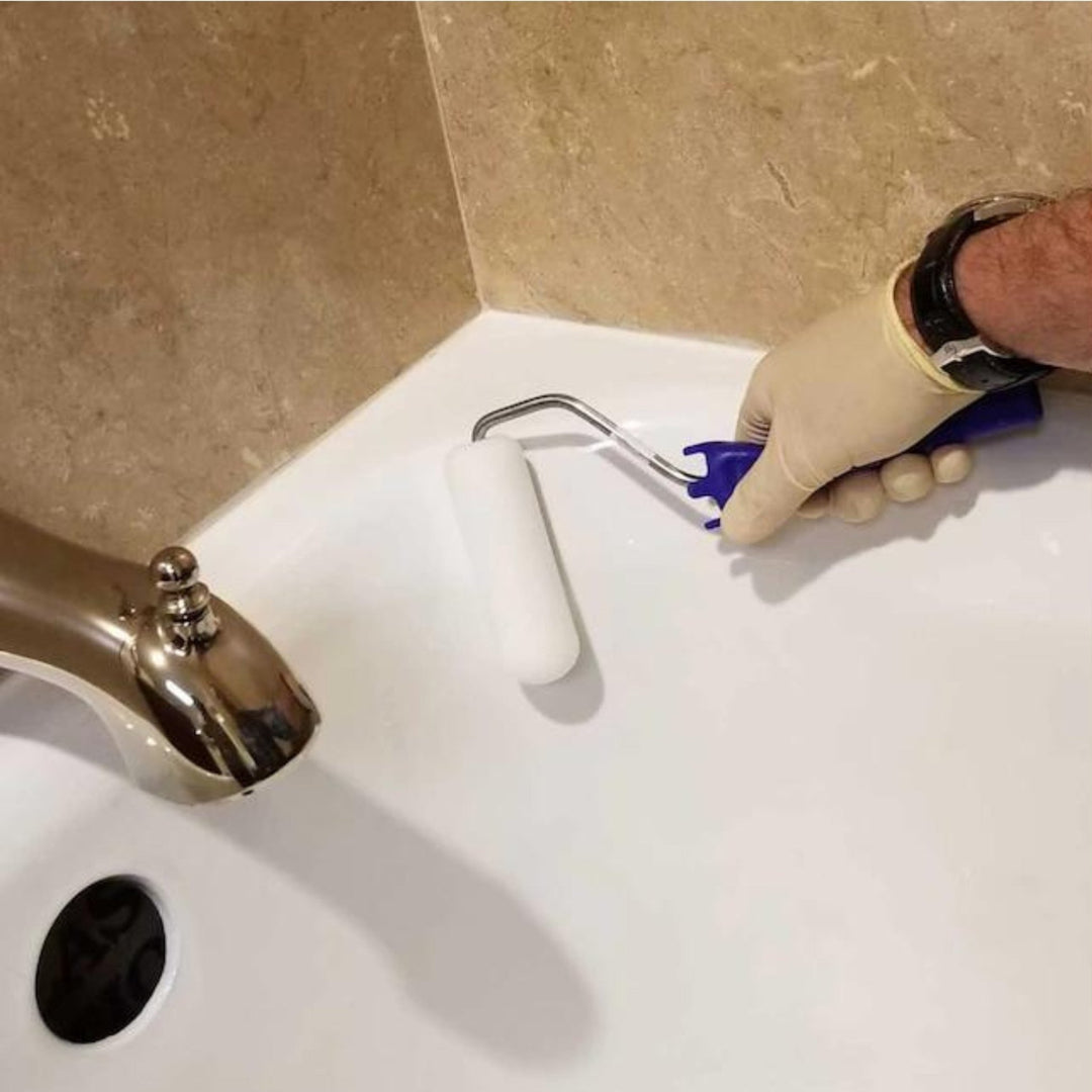 Roll-On Essentials Refinishing Kit Action Shot