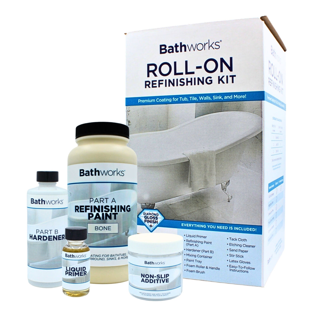 Roll-On Refinishing Kit with Non-Slip | Bathworks