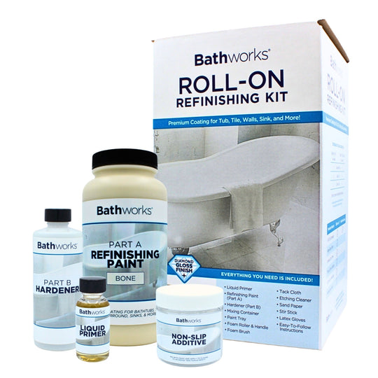 Roll-On Refinishing Kit with Non-Slip | Bathworks