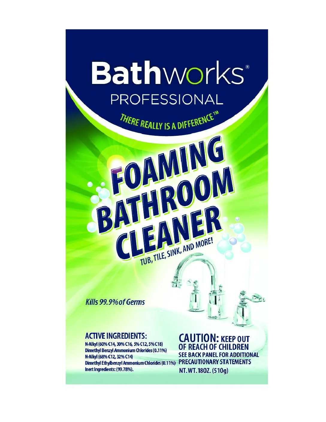 Bathworks Bathroom Pro Foaming Cleaner with Squeegee - Image 2