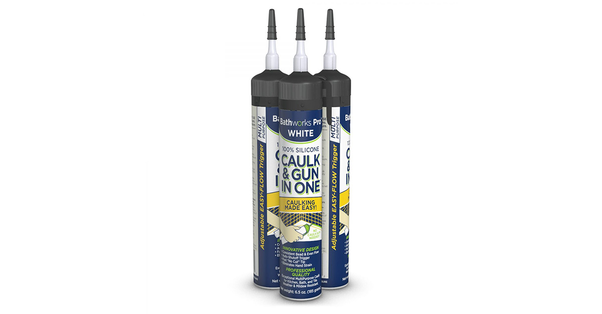 Caulk & Gun In One (3 Pack) Bathworks®